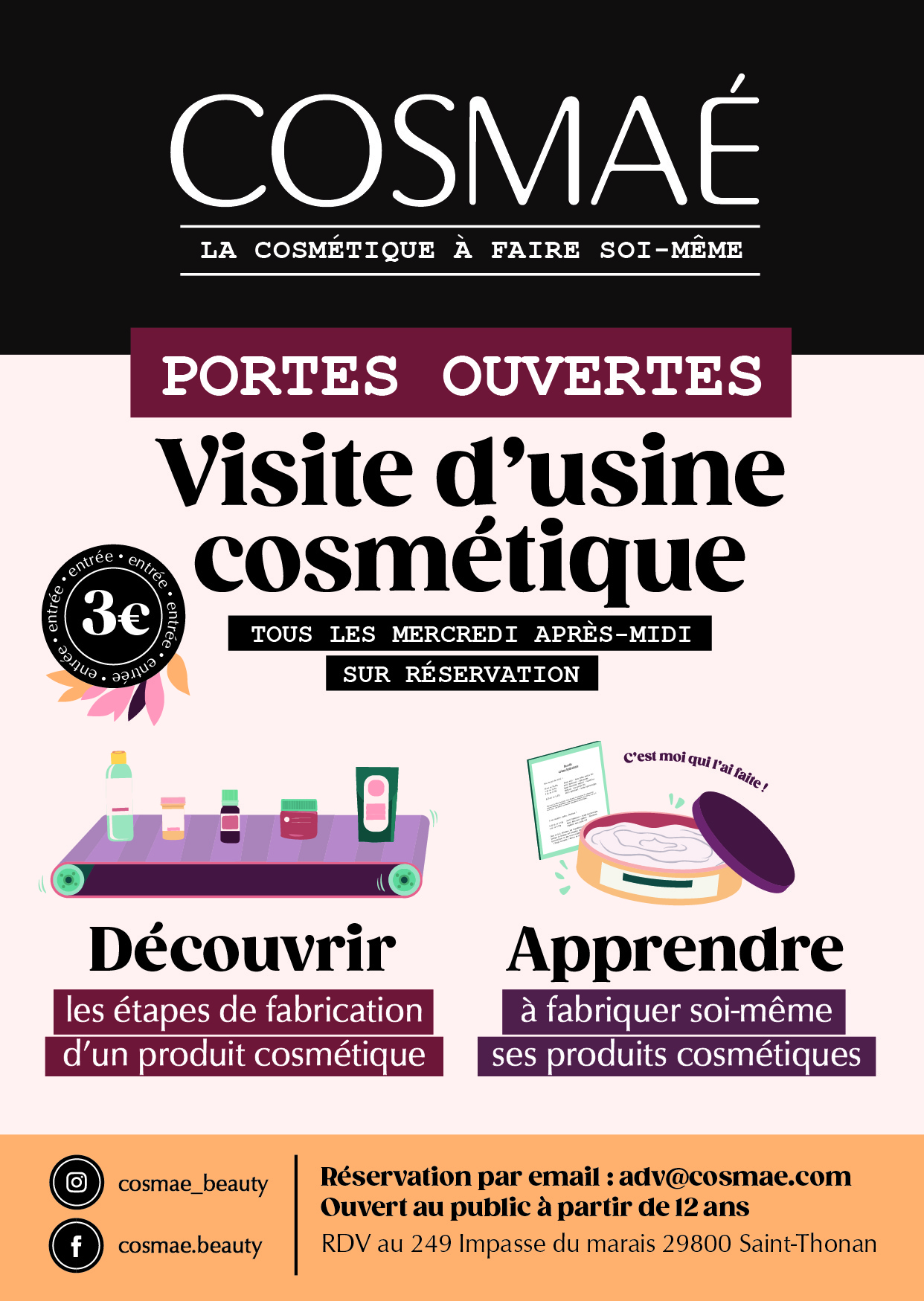 Image Cosmaé, fabricant d'ingrédients cosmétiques ouvre ses portes