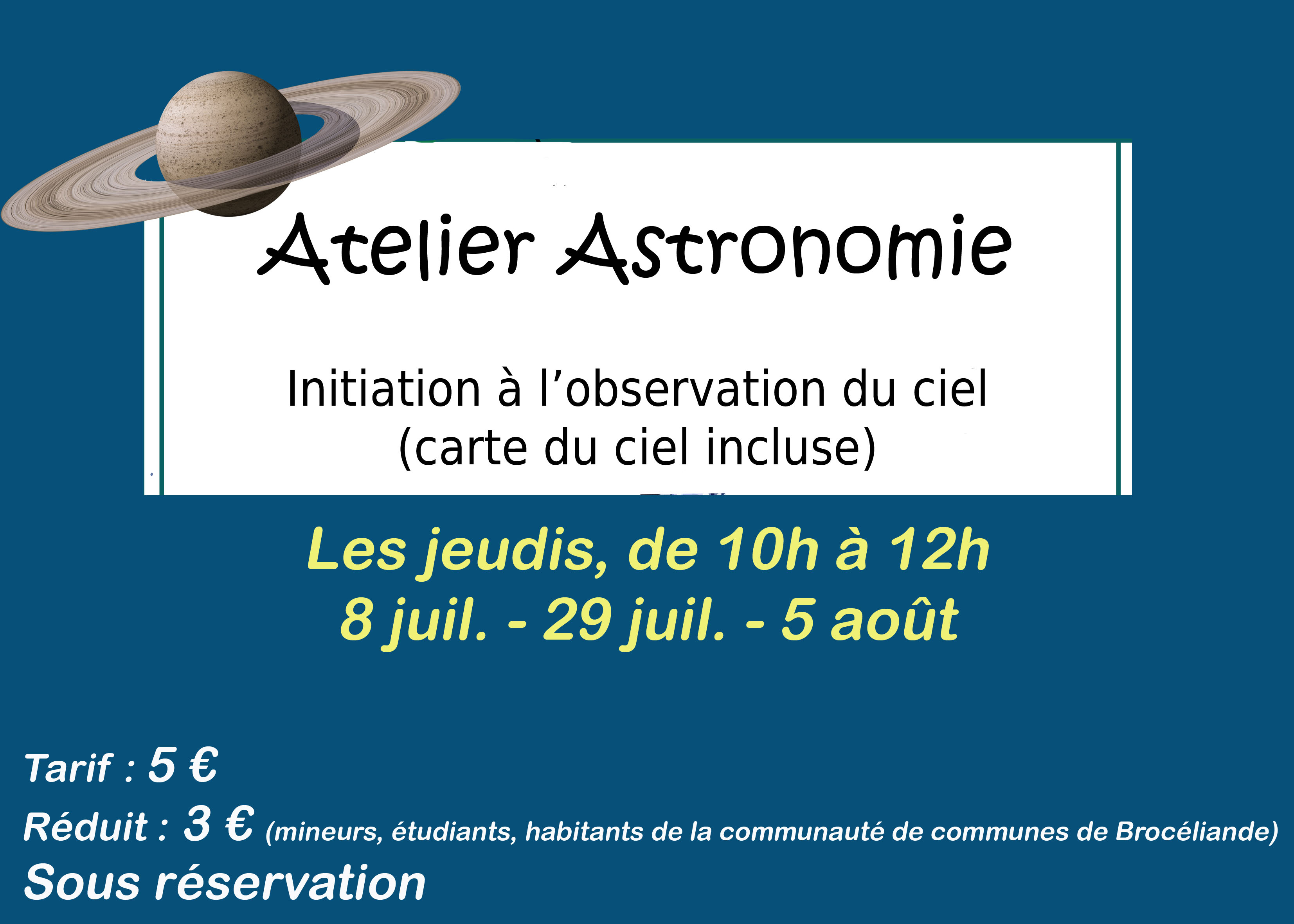 Atelier Astronomie