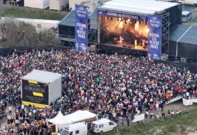 Photo drone scene Petites Folies 2024