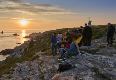 coucher de soleil à la pointe du Raz
