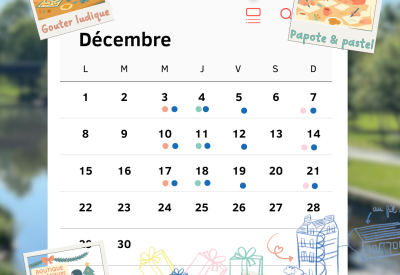 mémo décembre sur la rive de pont miny