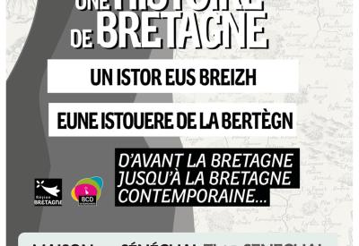Affiche expo maison du sénéchal Histoire de Bretagne dès le 20 sept