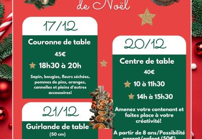 Atelier Noël La Fabrik à Fleurs