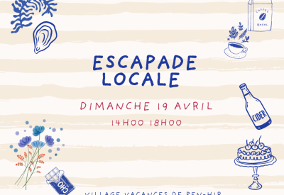 Blue And Beige Illustrative Brunch Invitation (Publication Facebook)