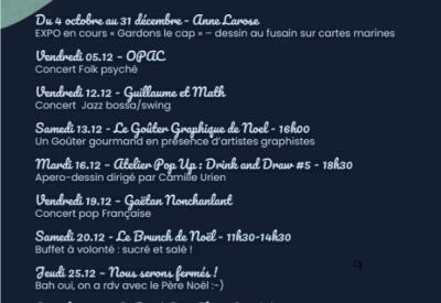 Programme de décembre