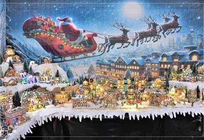 Village miniature de Noël 