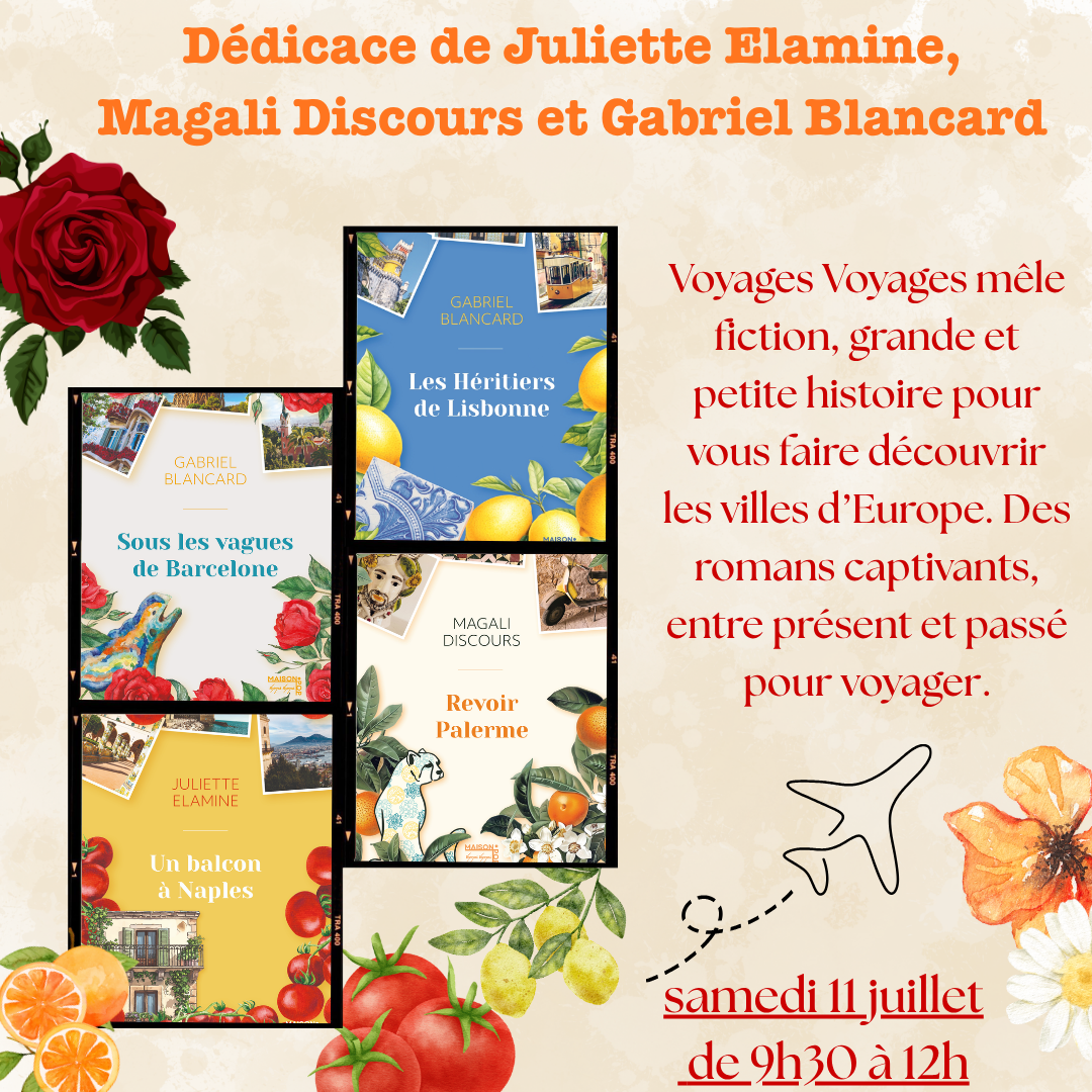 Séance de dédicace d'auteurs de la collection Voyage Voyage