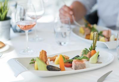 Restaurant - Les Chevaliers - plat gastronomique - Ploërmel - Bretagne