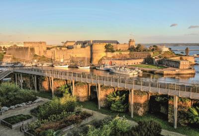 le chateau et le jardin des explorateurs à Brest