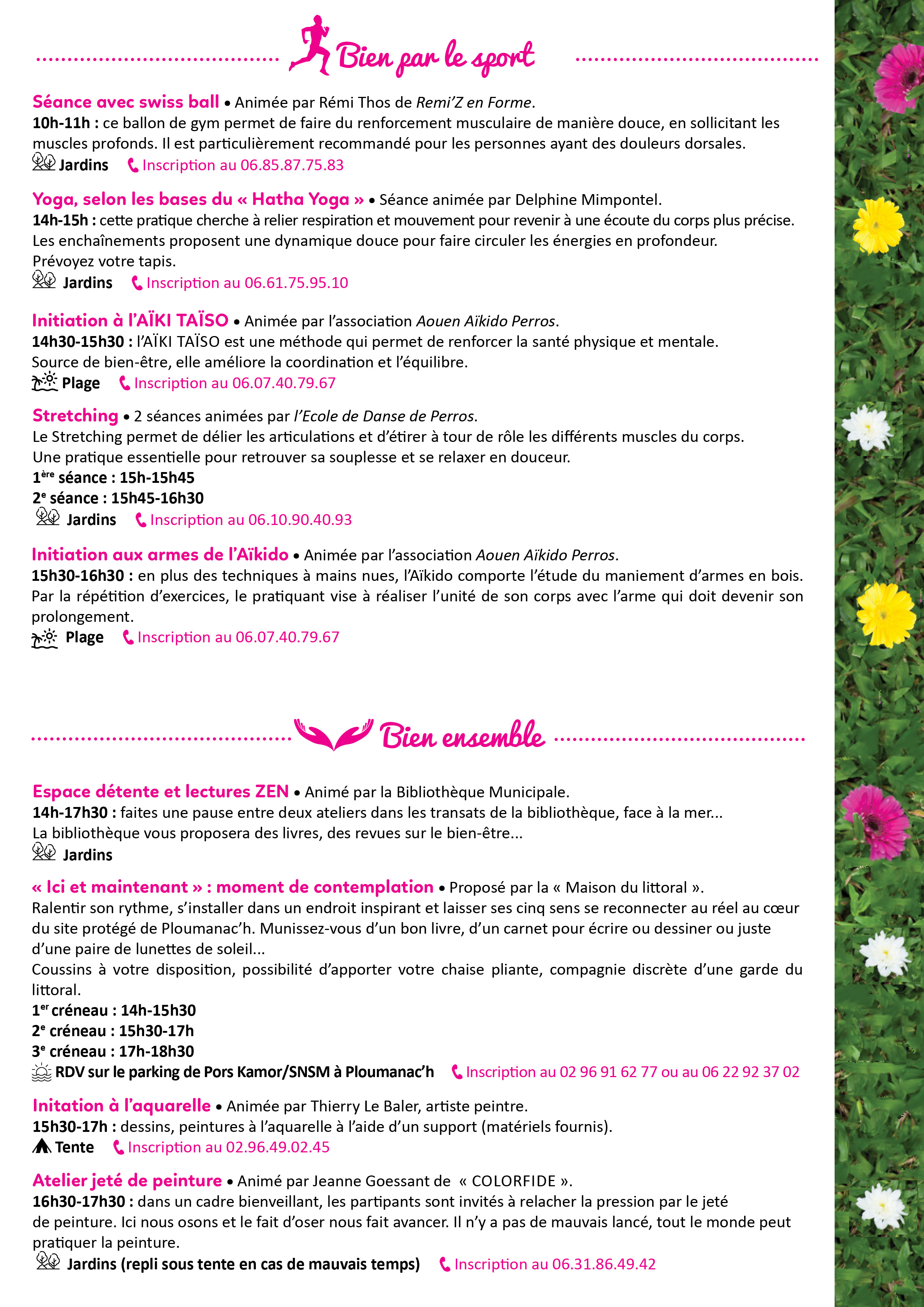 Journee Du Bien Etre 21 Perros Guirec Brittany Tourism