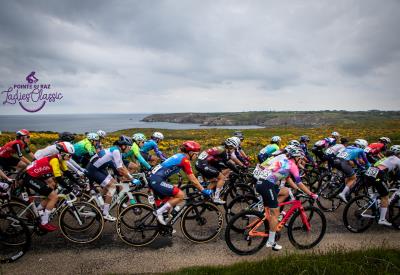Compétition de cyclisme féminin 