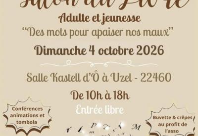 Salon du livre - 4 octobre 2026 - Uzel
