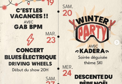 Programme de décembre