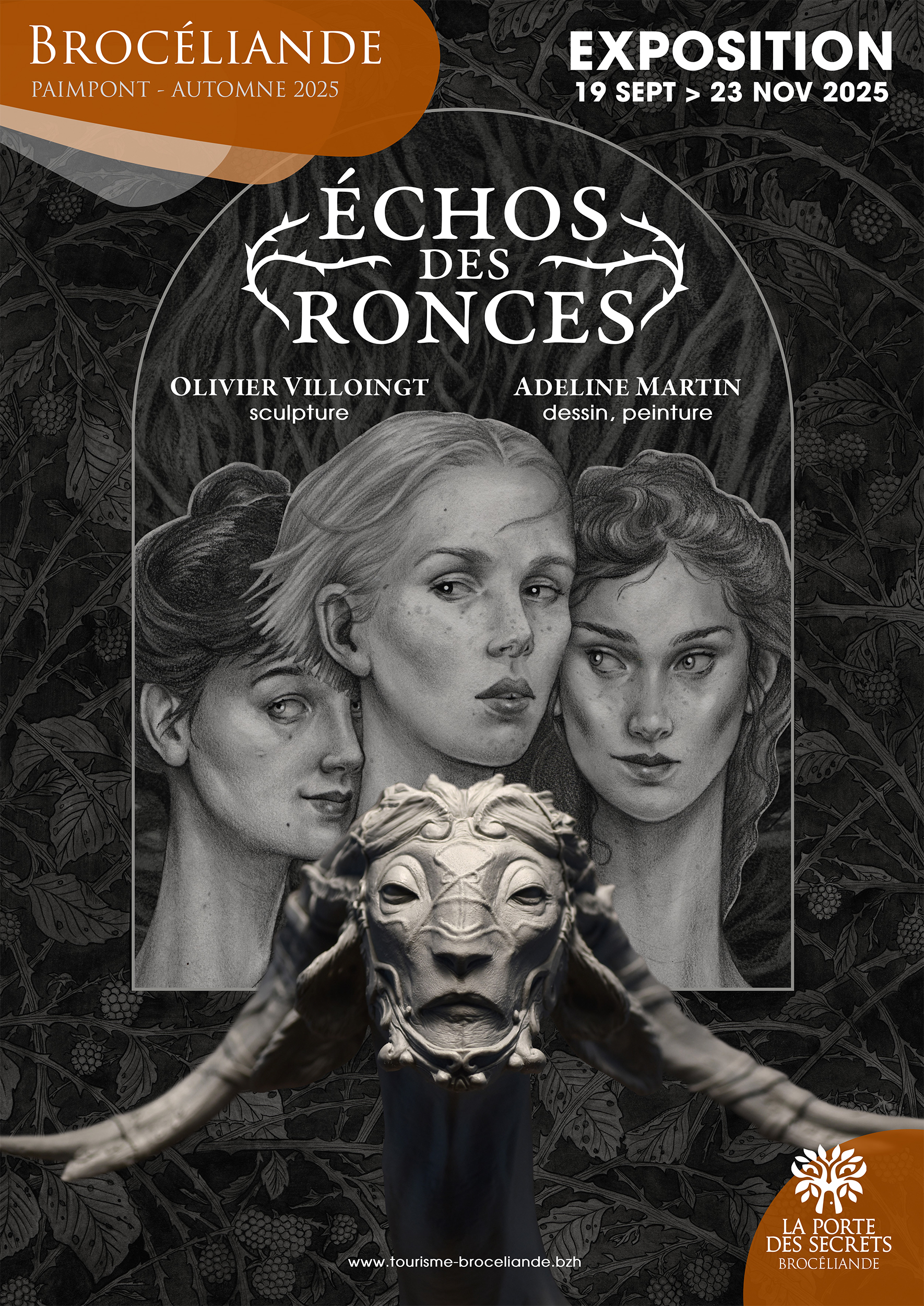 Affiche Exposition Échos des Ronces