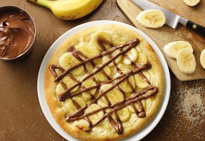 ristorante Del Arte - pizza banane chocolat - Ploërmel - Brocéliande - Bretagne