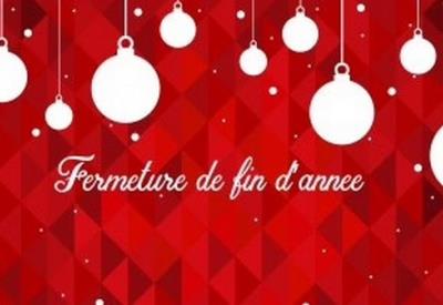fermeture de fin d'année