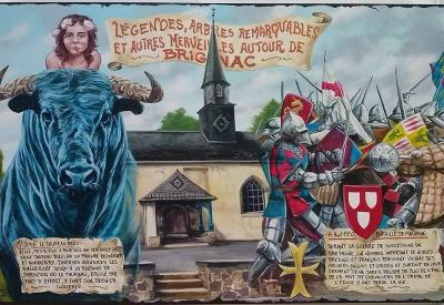 la_Maison_de_Manon_fresque_légendes_JimColorex_Brignac_Brocéliande_Morbihan_3