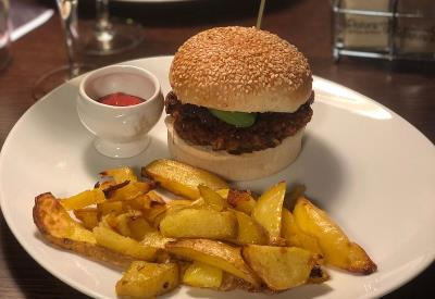 burger végétarien - les papilles au vert - Ploërmel